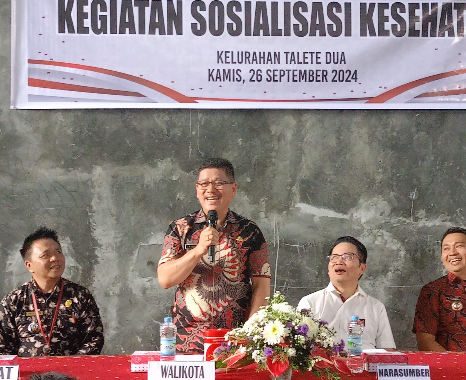 Buka Sosialisasi Kesehatan, Kaligis: Atur Pola Hidup