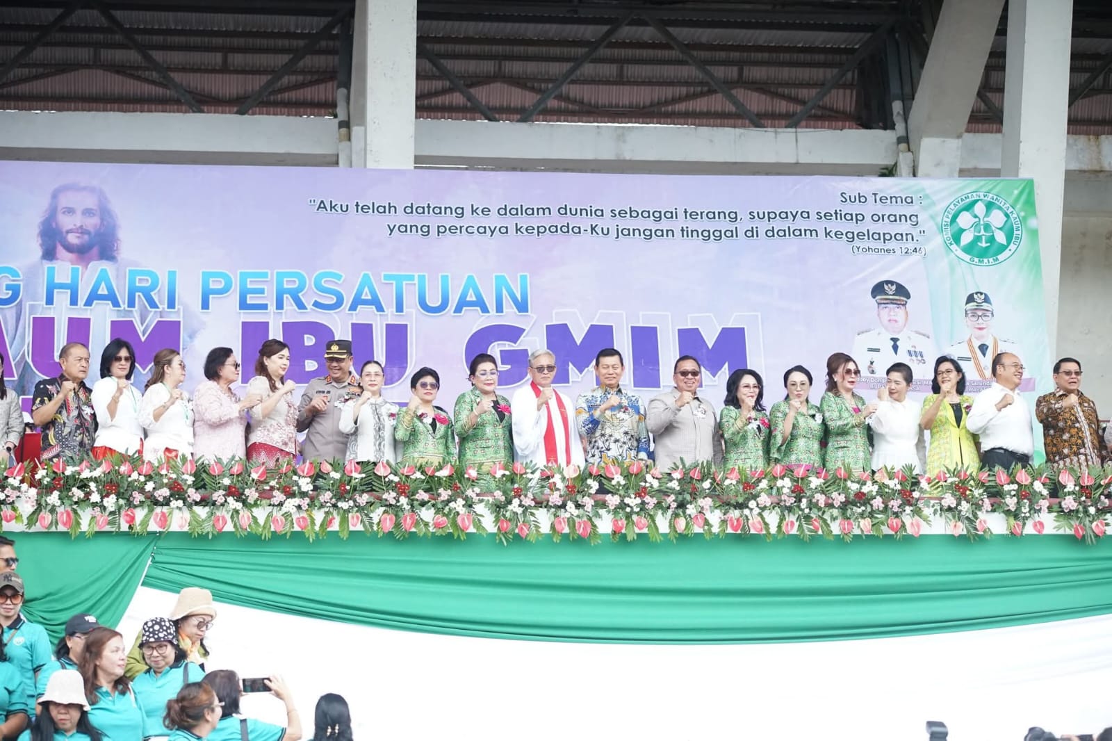 Perayaan HAPSA WKI Sinode GMIM 2025, Bupati Robby Dondokambey Hadir Didampingi Jajaran Pemkab Minahasa