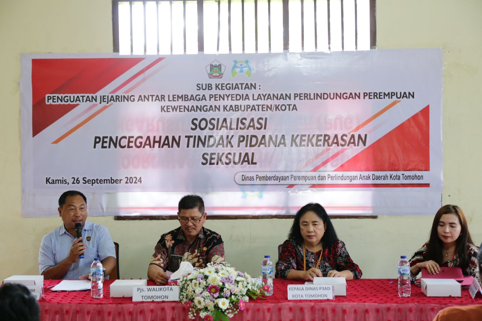Cegah Kekerasan Seksual, Pemkot Tomohon Gelar Sosialisasi