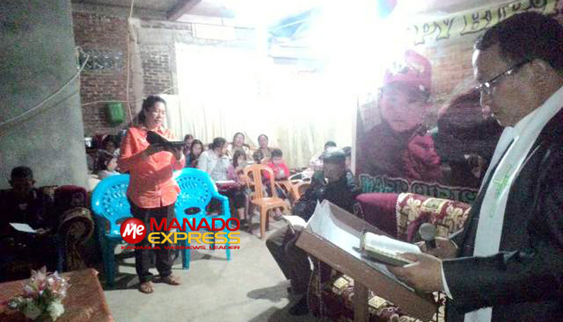 Keluarga Julian Philip Ibadah Syukur di Sasaran