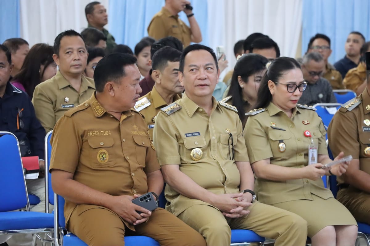 Caroll Senduk Hadiri Rakorev Pelaksanaan RKPD se-Sulut