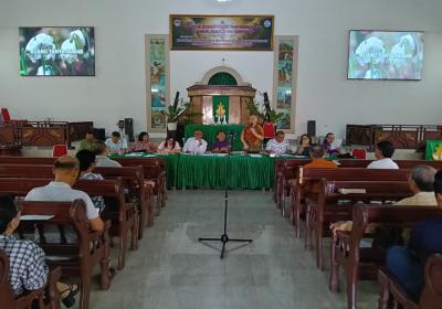 GMIM Pinaesaan GPI Gelar Rapat Sidi Jemaat