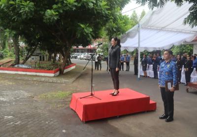 Tomohon Peringati Hari Pahlawan, Sendy Rumajar Bertindak Irup