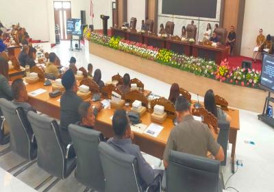 DPRD Kota Manado Gelar Rapat Paripurna Ranperda APBD 2026