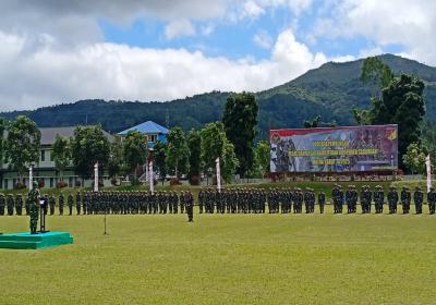 Pangdam XIII/Merdeka Buka Latsarmil Komcad Matra Darat 2025